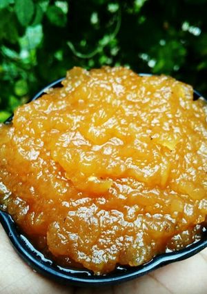 A picture of Apple Halwa.