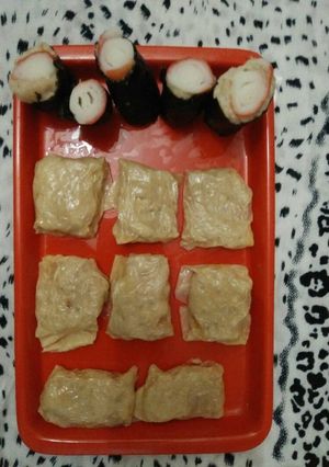 Foto resep Siomay kulit tahu dan nori crab stick