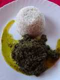 Ravitoto (cassava leaves with pork)