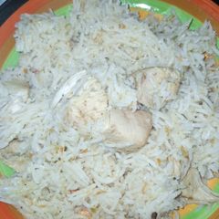 A picture of Tomato Chicken Pulao.