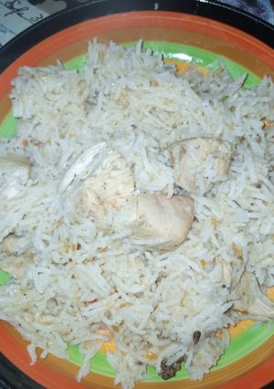 A picture of Tomato Chicken Pulao.