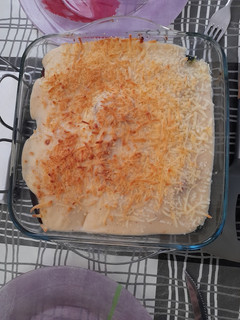 Una foto de Berenjena y calabacín relleno Thermomix