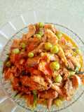 Tumis tongkol suwir tepokak