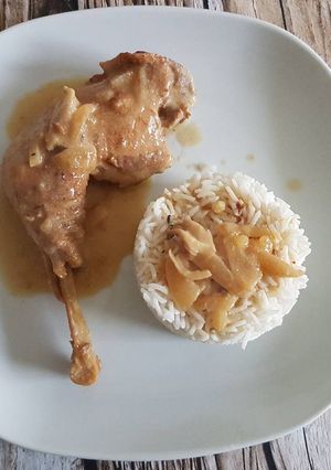 Une photo de Poulet au cidre