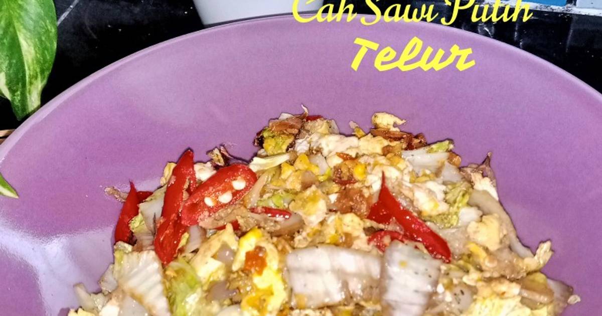 Resep Cah Sawi Putih Dan Telur Oleh Dewi Saraswati Cookpad