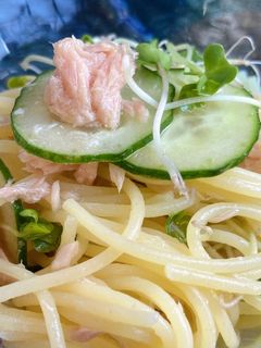 日式 鮪魚義大利麵沙拉 的食譜成品照片