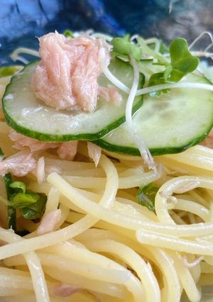 A picture of Japanese Tuna Pasta Salad.