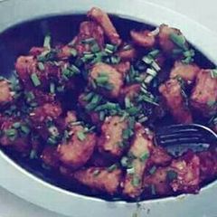 A picture of Crispy chilli babycorn.