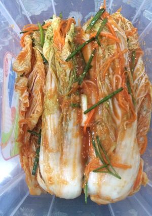 Hình của món Kim chi Hàn Quốc.