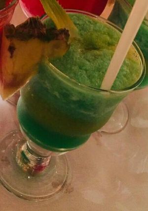 A picture of Mint lemonade #Ramzan ki tayari.