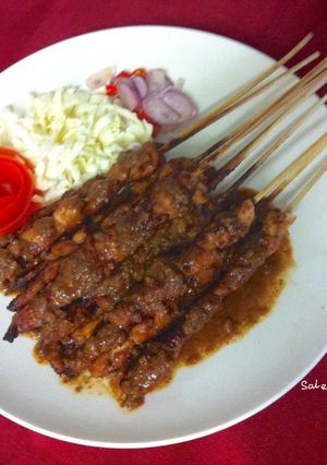 Foto resep Sate Ayam Saus Kacang