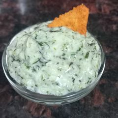 A picture of Cucumber dip.