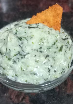 A picture of Cucumber dip.