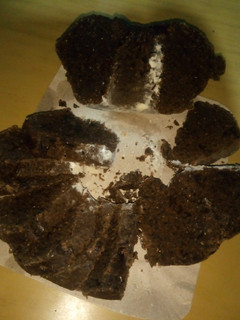 Una foto de Bizcochuelo vegano integral de café y cacao súper fácil!!!