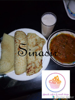 A picture of Sinasir with miyan taushe & Kunun aya.