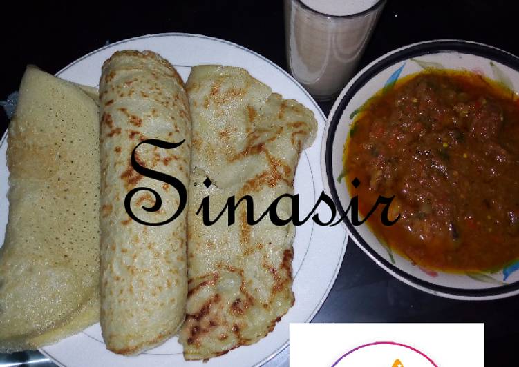 Recipe of Perfect Sinasir with miyan taushe &amp; Kunun aya