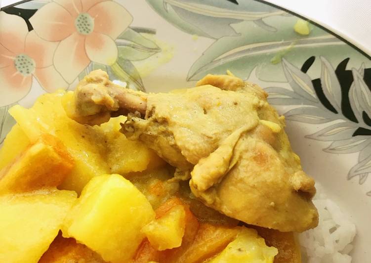 Resep Sayur Kari Kuning (wortel, kentang &amp; ayam) Anti Gagal