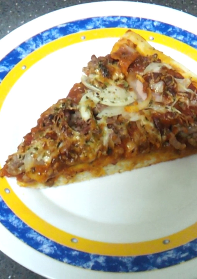 Una foto de Pizza barbacoa