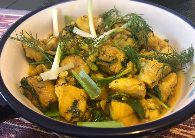 Vietnamese Turmeric & Dill Fish ‘Cha ca’