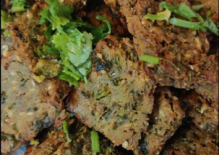 Simple Way to Prepare Any-night-of-the-week Multigrain Kothmir vadi