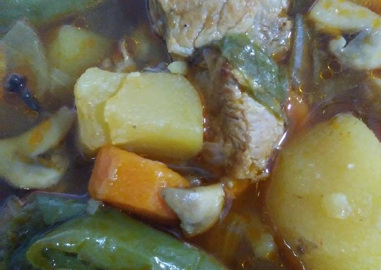 Guiso de lomo de cerdo