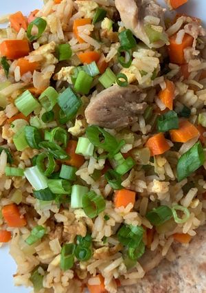 Una foto de Arroz cantonés