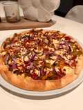 Tarte aux poivrons, oignon et feta