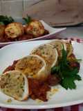 Calamari ripieni in padella