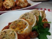 Una foto di calamari ripieni