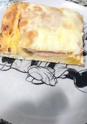 Una foto de Pizza casera