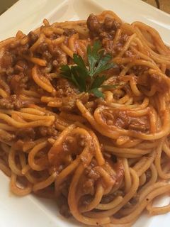 صورة لوصفة مكرونة سباغيتي 🍝