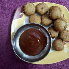 A picture of Suji Potato cutlets.