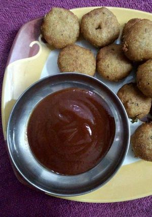 A picture of Suji Potato cutlets.