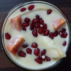 A picture of Fruit custard.