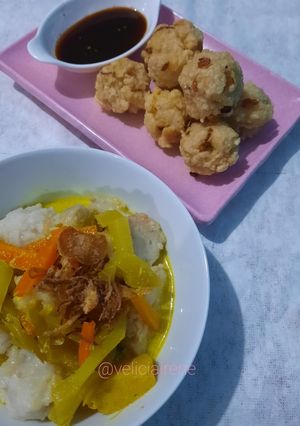 Foto resep 1 Resep 2 Masakan (Celimpungan Ikan dan Pempek Bulat / Adaan)