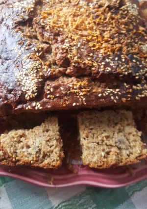 Foto resep Cinnamon White Coffee Banana Cake no mixer