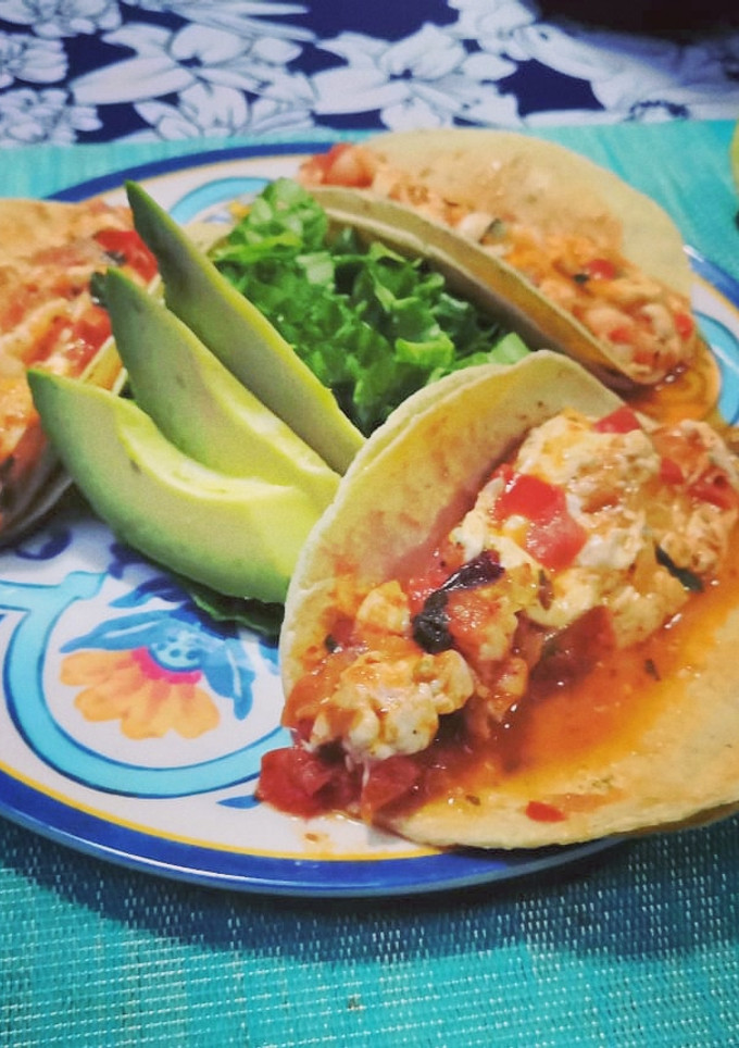 Una foto de Tacos de camarón