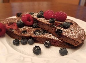Zdjęcie przepisu Czekoladowy omlet biszkoptowy 🔥.