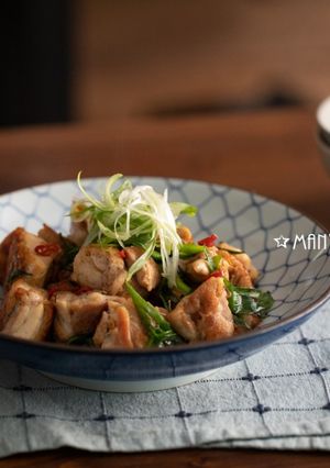 (影音) 無油 - 椒鹽雞腿排 的食譜成品照片
