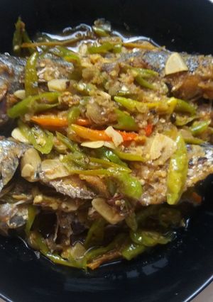 Foto resep Ikan kembung cabe ijo mantabss