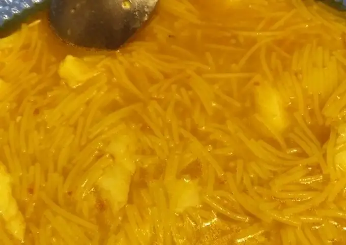 Manera fácil Hacer  Sopa de marisco sin marisco