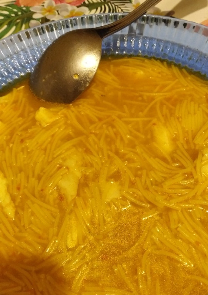 Una foto de Sopa de marisco sin marisco