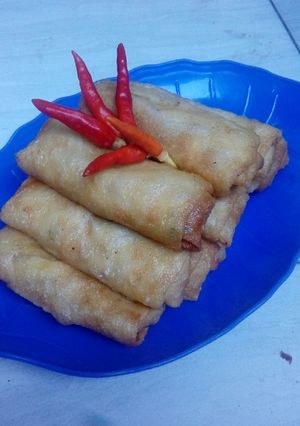 Foto resep Lumpia ayam sayur