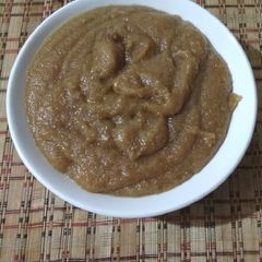 A picture of #Rajgira halwa.