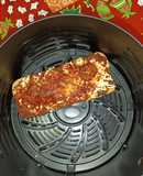 Pizza de pão normal na Air Fryer