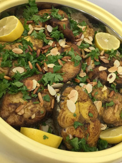 صورة لوصفة كبسة رز بسمك الكنعد