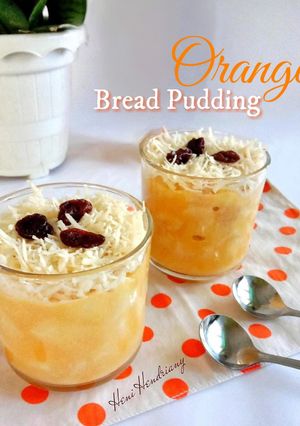 Foto resep Orange Bread Pudding