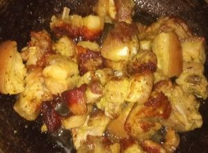 Una foto de Cochino frito en su propia grasa