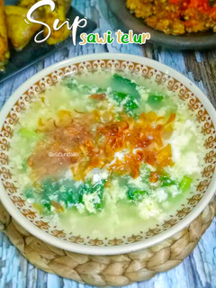 Foto resep Sup Sawi Telur