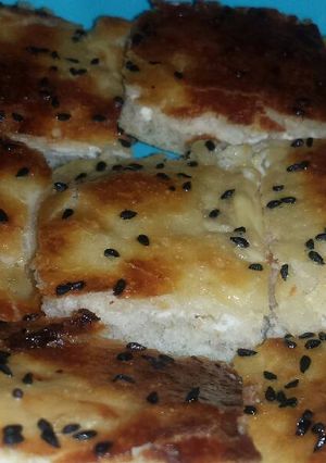 صورة لوصفة فطيره بالقشطه